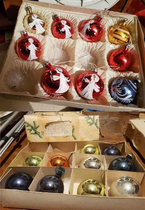 19 x Globuri romanesti Craciun Cooperativa Arta Jucariilor CLUJ 1974