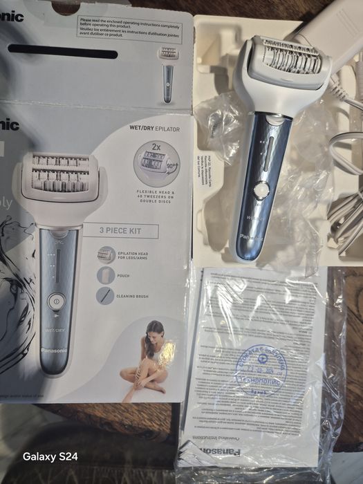 Безкабелен епилатор Panasonic Wet&Dry, ES-EL2A-A503