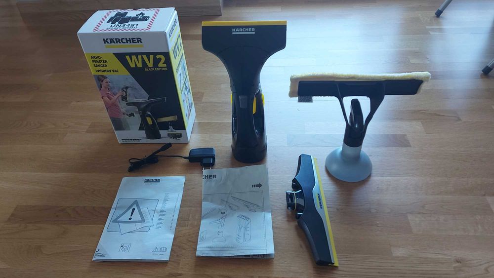 Стъклочистачка KARCHER WV 2 PREMIUM Работа на батерия