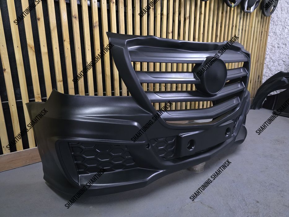 Передний бампер W906 Рестайл  Sprinter Maxton