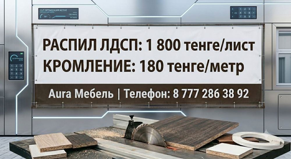 Распил лдсп и кромление
