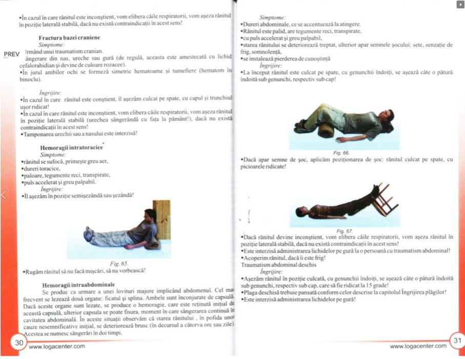 Carte de prim ajutor pentru conducatorii de autovehicule