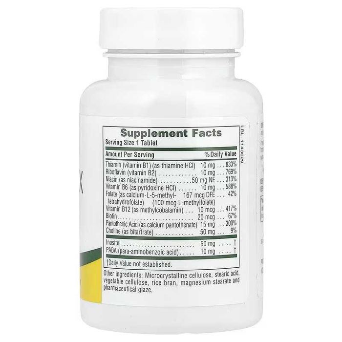 NaturesPlus B-Complex комплекс витаминов группы B 90 таблеток