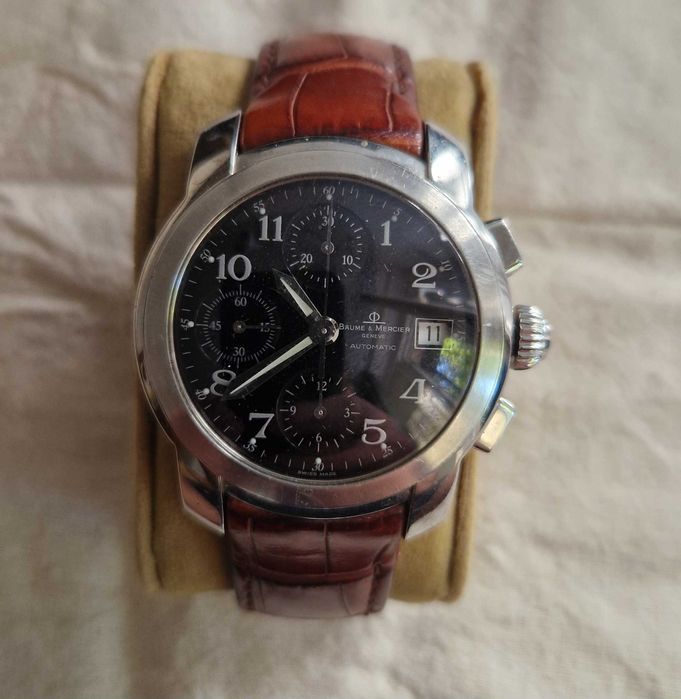 Ceas Baume Mercier automatic, cronograf, Valjoux 7750, stare f. buna