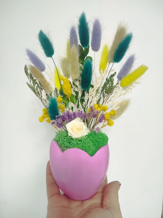 Aranjament Floral Handmade - Cadou Unic Zi de Naștere / 8 Martie