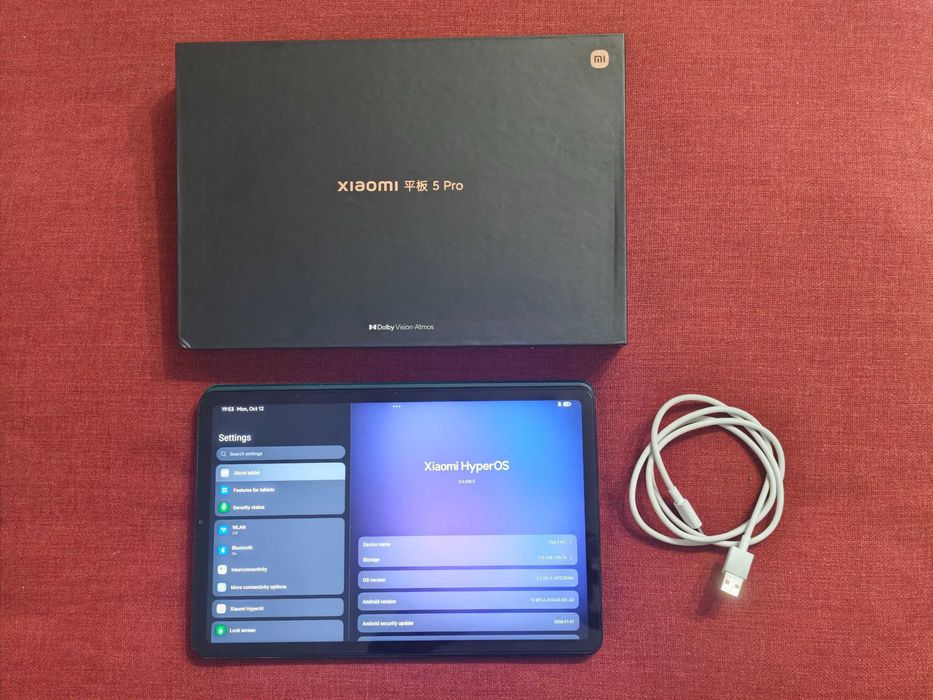 Xiaomi Pad 5 Pro 11" 6/256 GB, Snapdragon 870, Black + husa originala