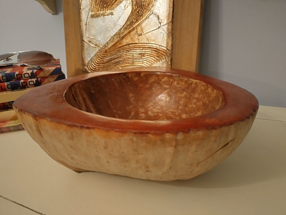 Дървена купа за плодове от Индонезия