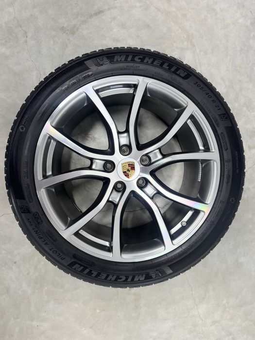 Jante Porsche Cayenne R21 Coupe E3 Originale Exclusiv Design Michelin De iarna
