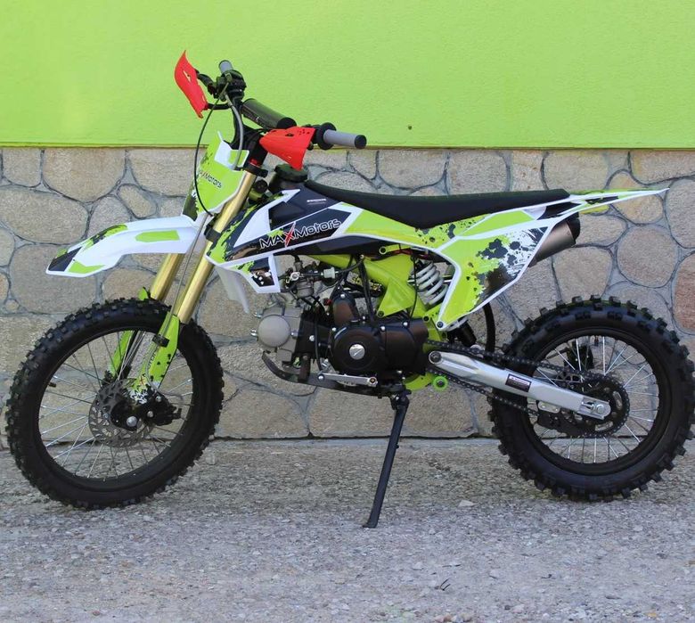 Бензинов Кросов мотор 125 кубика MaxMotors - Оранжев