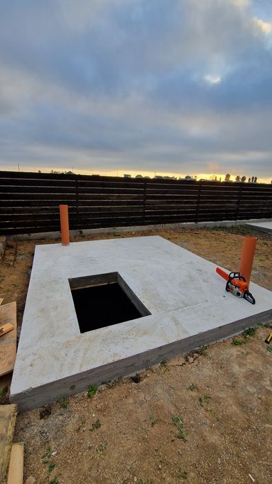 Execut beciuri din bolțari de fundație