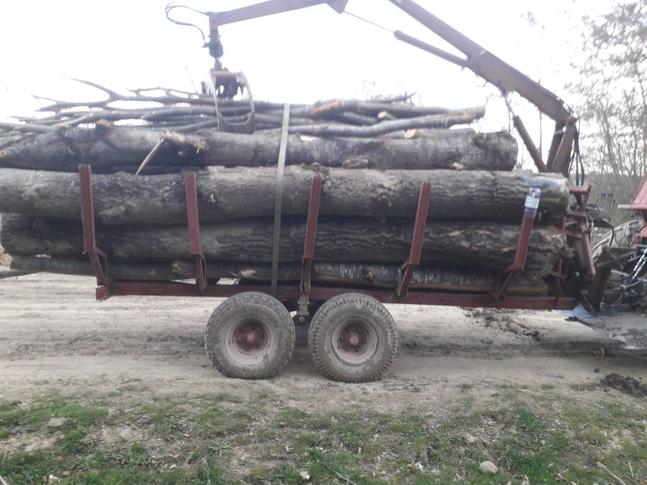 Vand remorca forestier macara