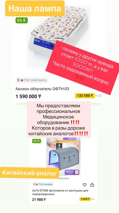 Фотолампы от желтушки