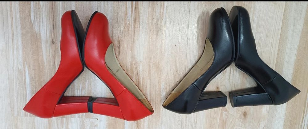 Pantofi piele Ficosan, Nr 35 și 36. Noi