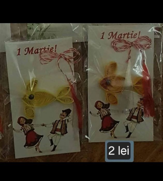 Mărțișoare diferite modele