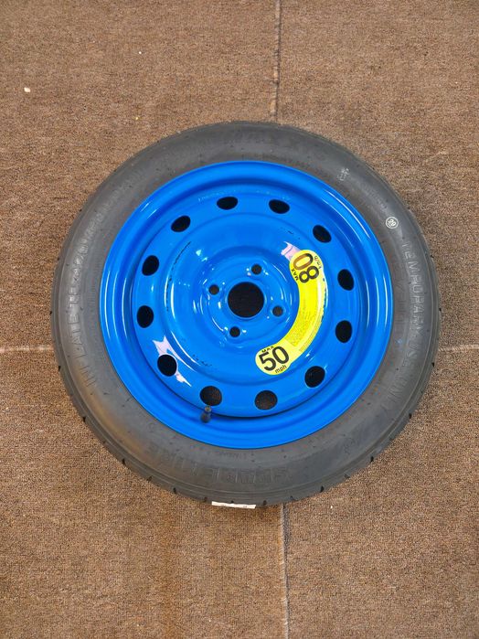 Roata Rezerva SLIM MICA - 4x100 15'' - 125/80/15 - OEM Hyundai I10 I20 / Kia Rio Stonic / Toyota / Mazda - NOUA