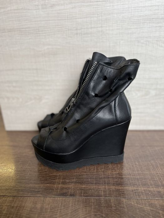 Дамски летни боти BIANKI естествена кожа