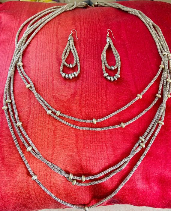 Комплект колие и обеци Galdini ...