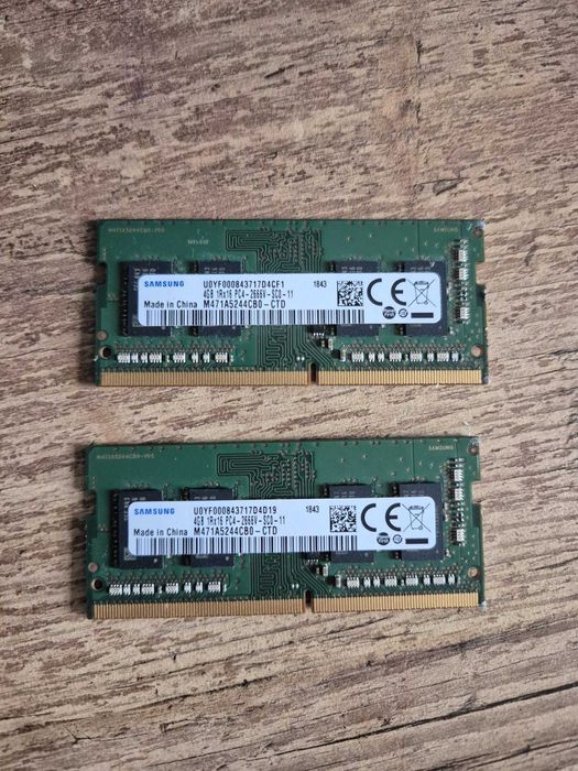 Placute RAM 8GB (2x4GB) Samsung DDR4