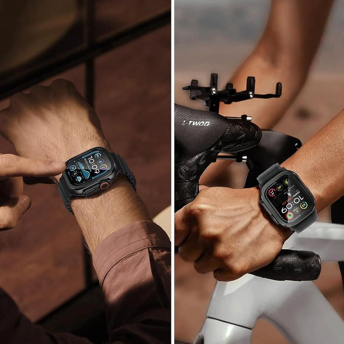 5D Стъклен Протектор за Дисплей за Apple Watch Ultra 2 | Ultra 1 Черен