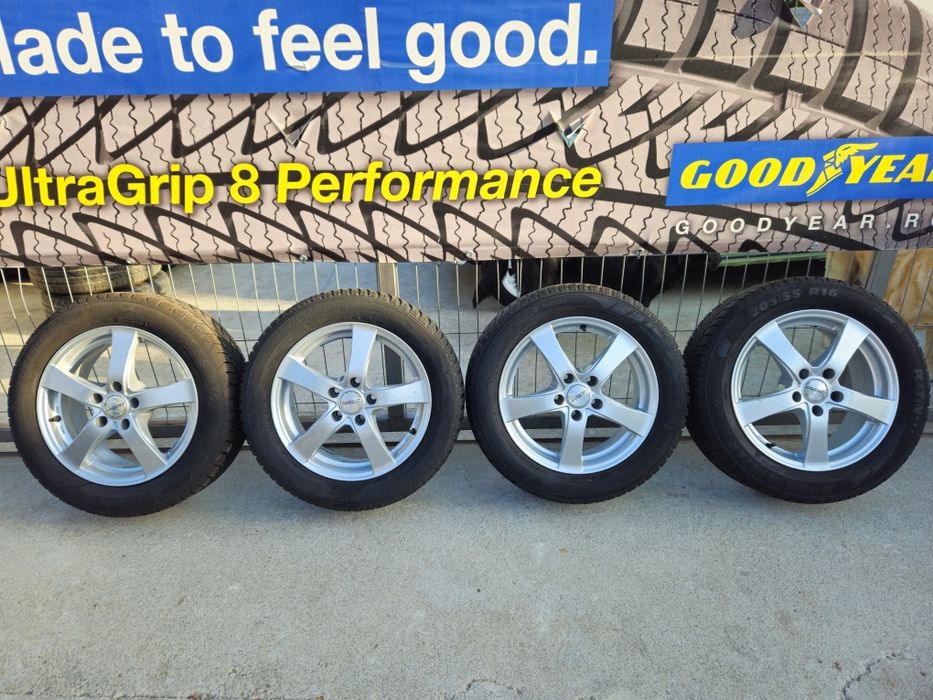 Джанти Dezent 16 цола , 5х110 , 6.5j ,et37 , 205/55/16 Opel Saab Alfa