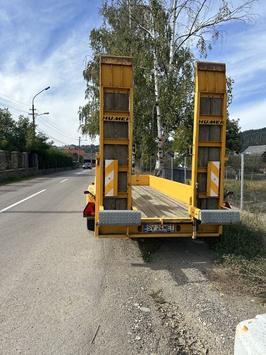 Trailer utilaje slep tandem