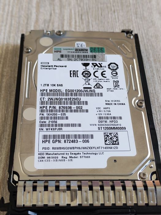 серверный SAS HDD HPE / Seagate 1.2TB 10K