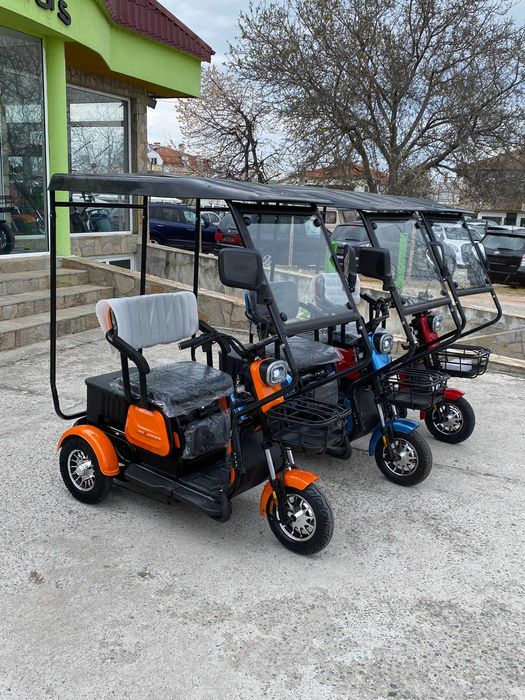 Електрически триместни триколки MaxMotors X1+ 1500W/48V/20Ah