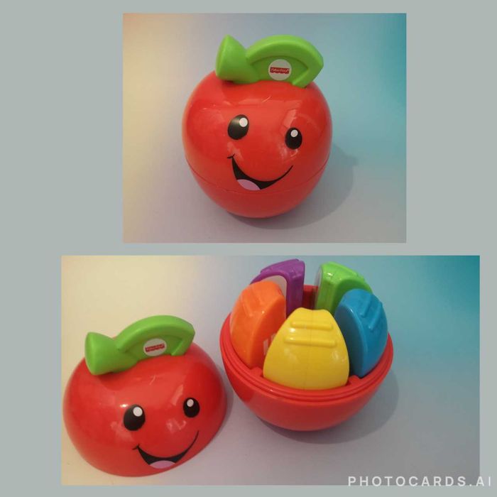 Fisher Price играчки - столче, автобус, таблет, кученаца, ябълка, гърне, динозавър