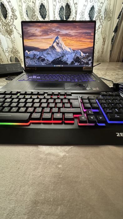 Срочнооо ASUS TUF Gaming A17 ( + клавиатура, коврик и мышь )