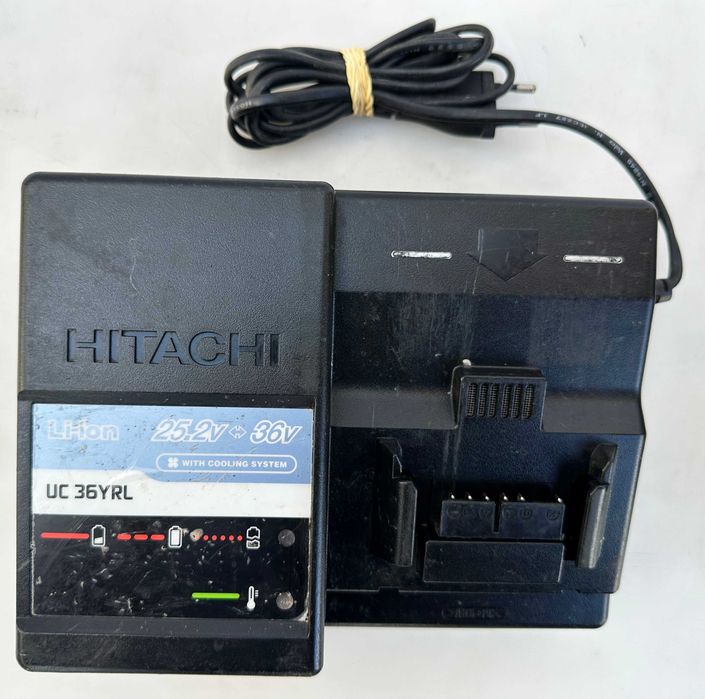 Hitachi UC 36YRL Бързо зарядно и Hitachi BSL2530 2 батерии 25.2V 3.0Ah