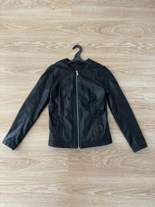 Куртка кожаная, весна и осень, мягкая кожа, легкая, удобная