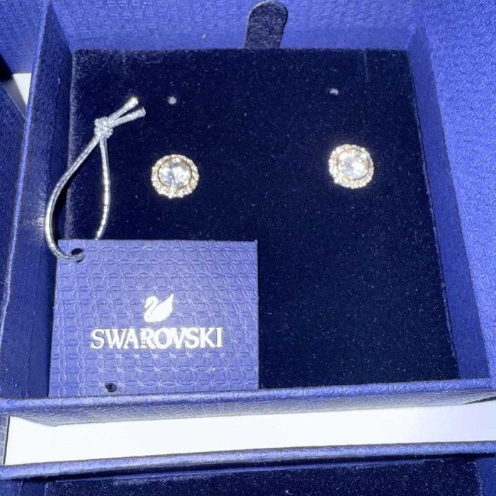 Set Swarovski Colier, Bratara, Cercei Angelic - Silver