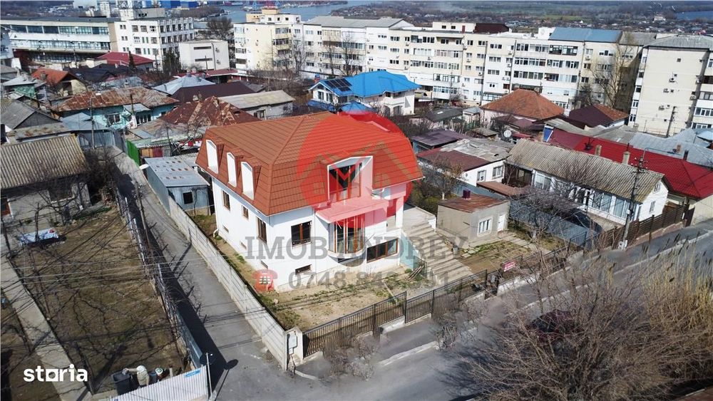 Vila ultracentrala Tulcea, 6 camere, 330 mp utili, teren 719 mp, veder