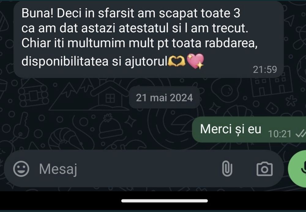 Realizez teme, proiecte, atestate