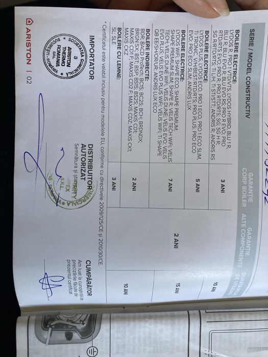 Boiler electric Ariston