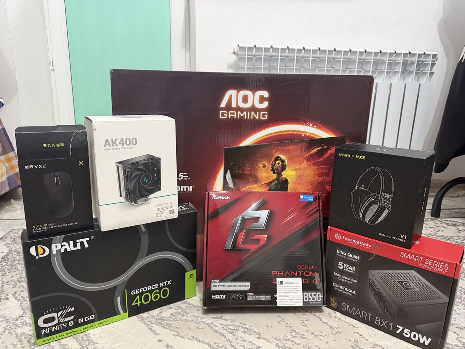компьютер комплект rtx4060 ryzen 5600x