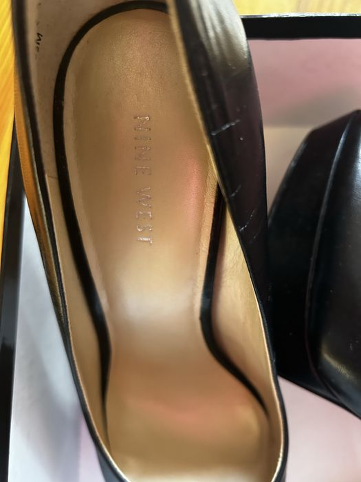 Nine west официални черни кожа