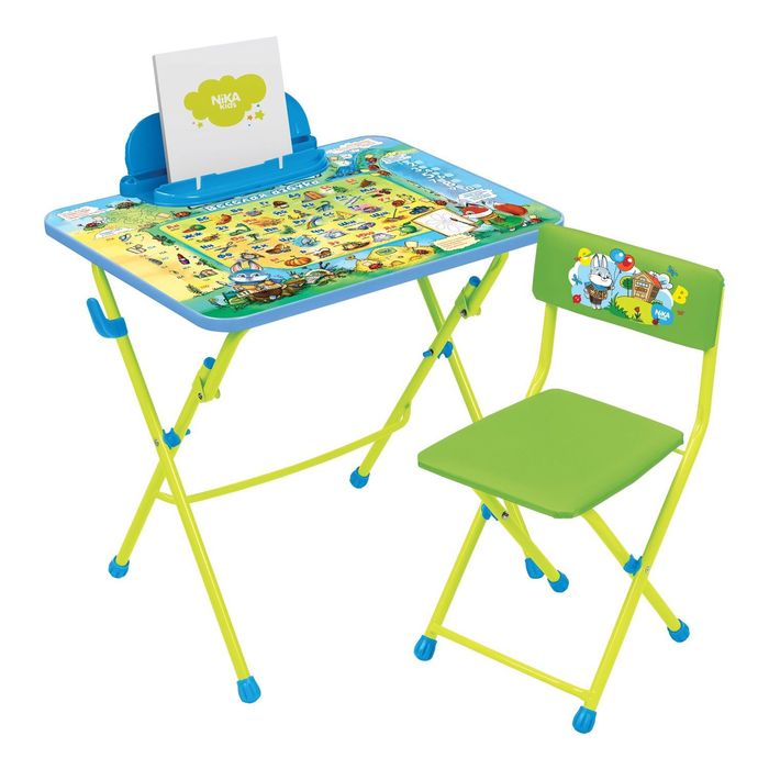 Комплект КУ2/ВА Познайка Ника Веселая азбука Парта и стул
