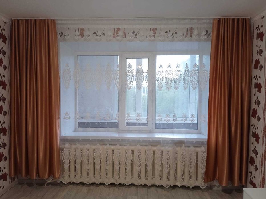 Продам шторы с тюлью