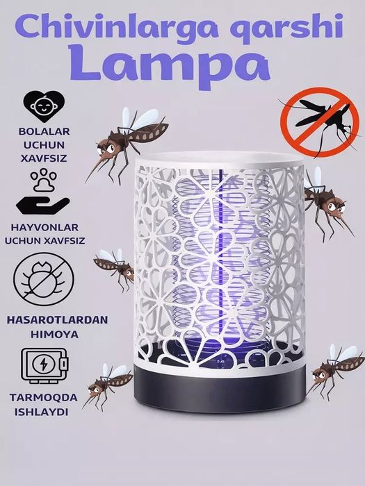 Chivin va hasharotlarga qarshi elektr lampa
