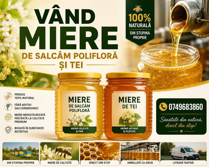 Miere de albine de vânzare
