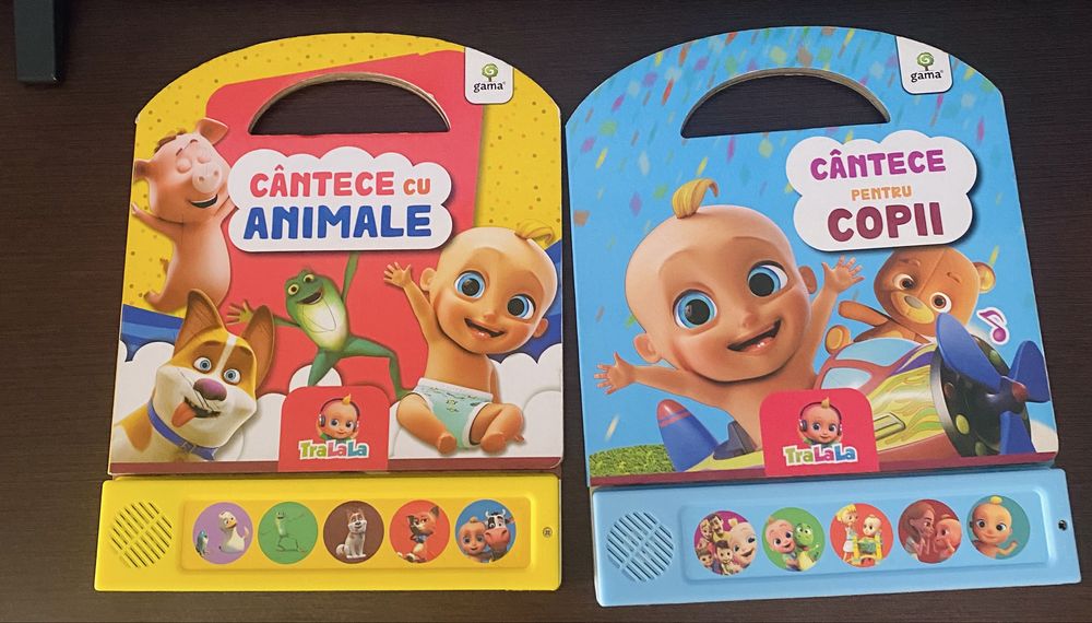 2 carti Tralala cu cantecele