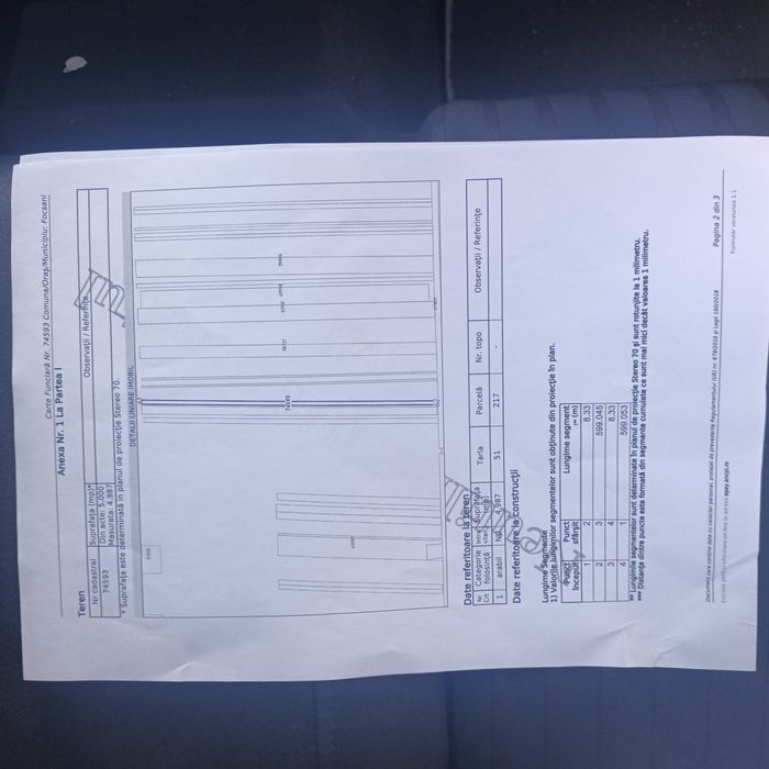 Focsani teren extravilan arabil 5000 mp. 6000 euro