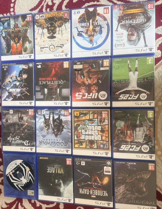 диски на ps4,ps5