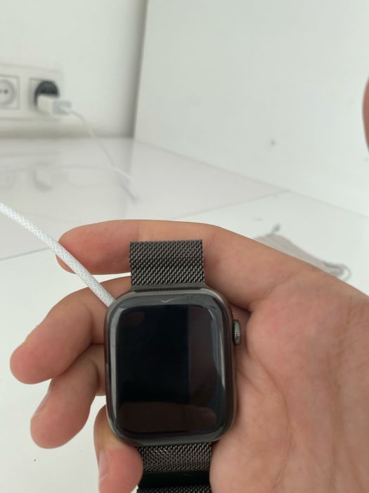Apple Watch 9 45 mm, stainless steal