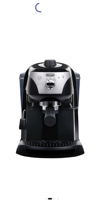 Espressor manual De'Longhi EC221.B 15 bari, Dispozitiv spumare Sistem cappuccino Oprire automata