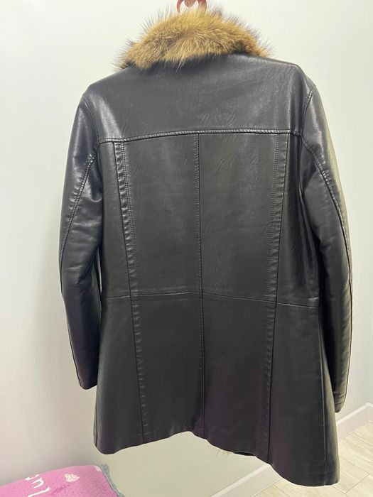 Мужская куртка кожаный