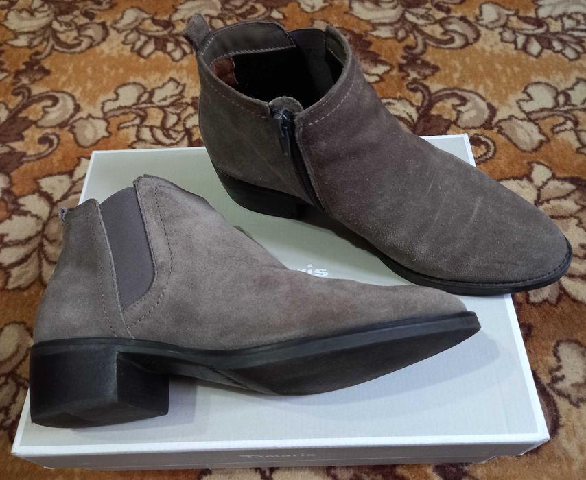 Полуботинки кожаные