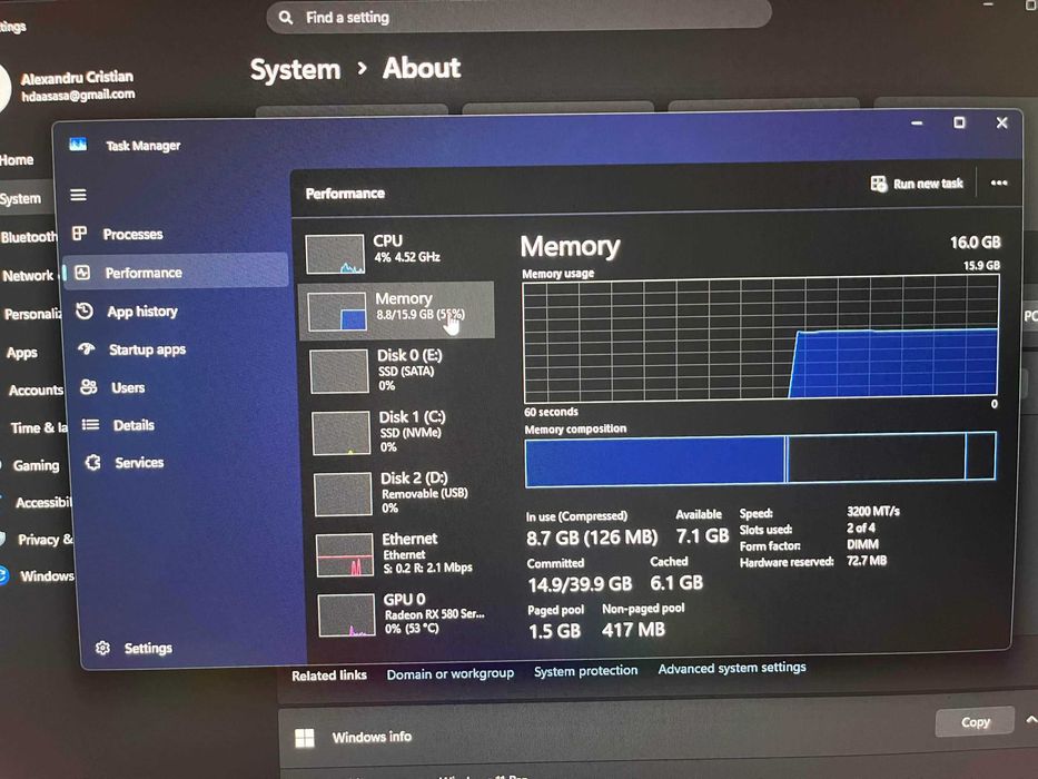 Vand PC Gaming | Ryzen 5 5600x | 16GB RAM DDR4 3200mhz | RX 580 8GB | SSD 512 M.2