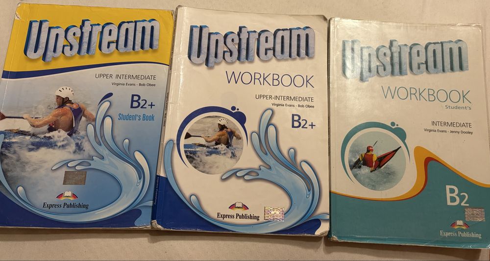 Учебник и учебни тетрадки по английски Upstream B2 и B2+ (Express Publishing)